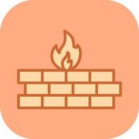 firewall vector pictogram