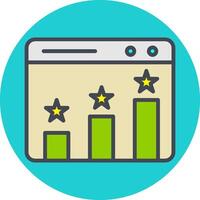 website ranking vector icoon