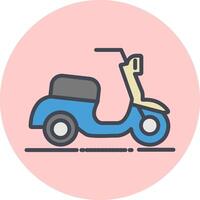 scooter vector pictogram