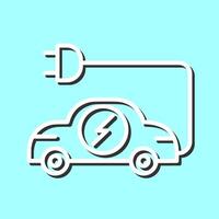 elektrische auto vector icon