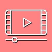 video en animatie vector icoon