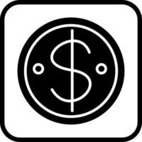 dollar munt vector pictogram