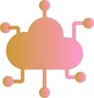 cloud computing vector icon