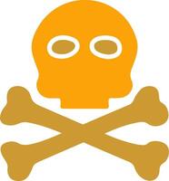 piraat schedel ik vector icoon