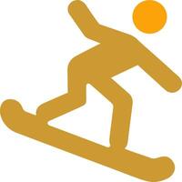 snowboard vector icoon