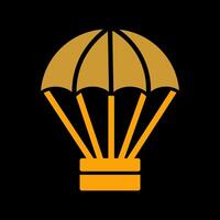 parachute vector pictogram