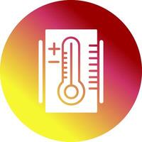 thermometer vector pictogram