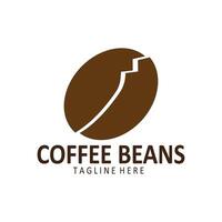 koffie koffie bonen koffie winkel fruit zaden drinken ontwerp vector