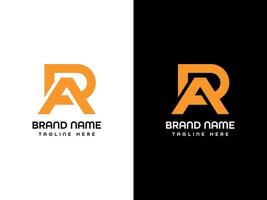 ar brief logo ontwerp vector