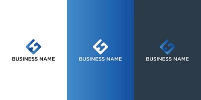 eerste hg brief logo hg brief type logo ontwerp vector sjabloon abstract hg logo ontwerp