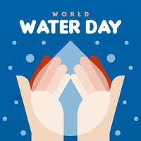 wereld water dag achtergrond illustratie vector