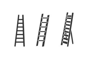 ladder icoon set. vector illustratie ontwerp.