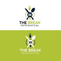 restaurant logo ontwerp logo vector