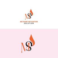 ms letter logo vector