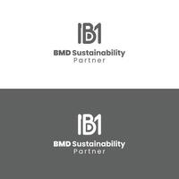 mb letter logo vector