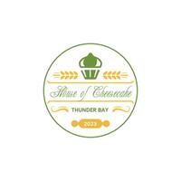 restaurant logo ontwerp logo vector