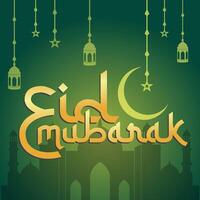 eid mubarak vector ontwerp