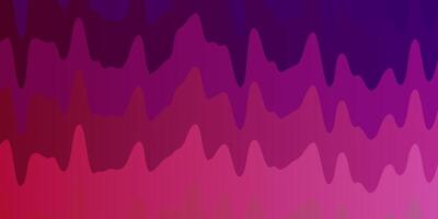 lichtroze, rode vectorachtergrond met wrange lijnen. vector