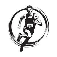 marathon logo wedstrijd vector afbeeldingen, kunst, ontwerp