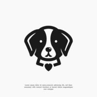 vector puppy hoofd logo ontwerp. perfect voor huisdier Diensten, hond gerelateerd ondernemingen, of dier liefhebbers.