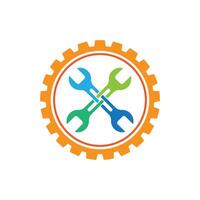 moersleutel logo vector vlak symbool ontwerp