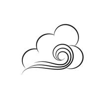 wind logo vector symbool ontwerp