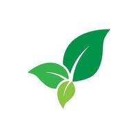 groen blad logo vector sjabloon element symbool ontwerp