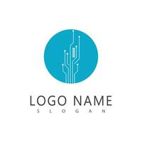 stroomkring logo vector element symbool en ontwerp