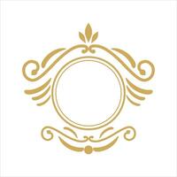 abstarct luxe logo vector element