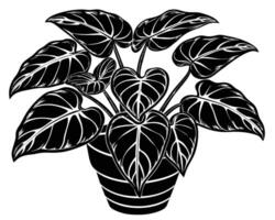 mooi gebladerte planten Aan een wit achtergrond vector illustratie