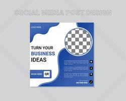 sociale media post ontwerpsjabloon vector