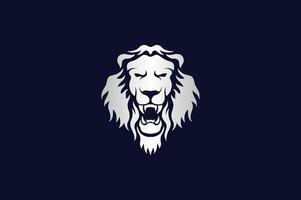 zilver leeuw logo vector