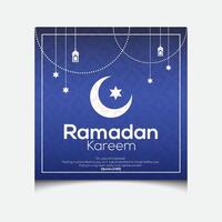 minimaal creatief aanstaande Ramadan sociaal media post ontwerp in 2024, Ramadan post ontwerp, heilig dertig Ramadan dag, Ramadan mubarak, Ramadan kareem vector