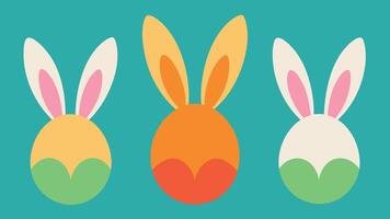 grillig Pasen konijn staarten verrukkelijk vector kunst voor uw voorjaar creaties