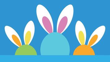 grillig Pasen konijn staarten verrukkelijk vector kunst voor uw voorjaar creaties
