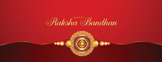 Hindoe religie raksha bandhan festival banier ontwerp vector