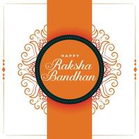 Indisch rakshabandhan traditioneel festival groet ontwerp achtergrond vector