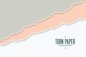 gescheurd gescheurd papier vel in pastel kleuren vector