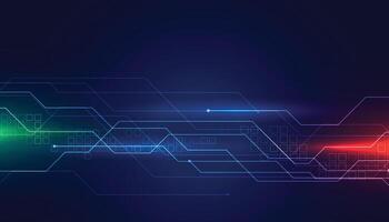 digitaal stroomkring diagram technologie achtergrond ontwerp vector