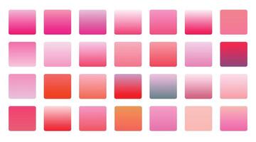 roze kleur hellingen groot reeks achtergrond ontwerp vector