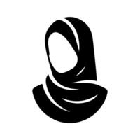 vrouwen hijab schoonheid vector logo sjabloon