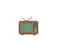 TV retro icoon vector ontwerp