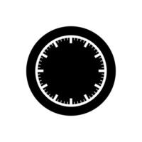 kijk maar icoon vector. tijd illustratie teken. muur klok symbool. klok logo. vector