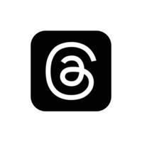 draden app logo icoon geïsoleerd Aan wit achtergrond vector