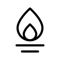vlam icoon vector symbool ontwerp illustratie