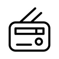 radio icoon vector symbool ontwerp illustratie