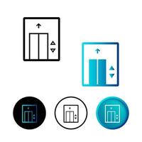 abstracte lift lift pictogram illustratie vector