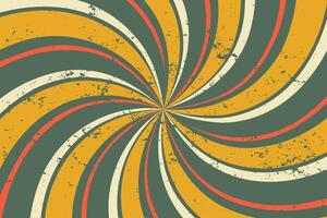abstract grunge retro ronddraaien spiraal lijn patroon achtergrond vector