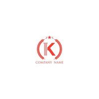 brief k pijler wet logo vector