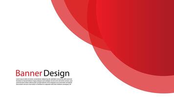 rood wit modern abstract ontwerp als achtergrond vector